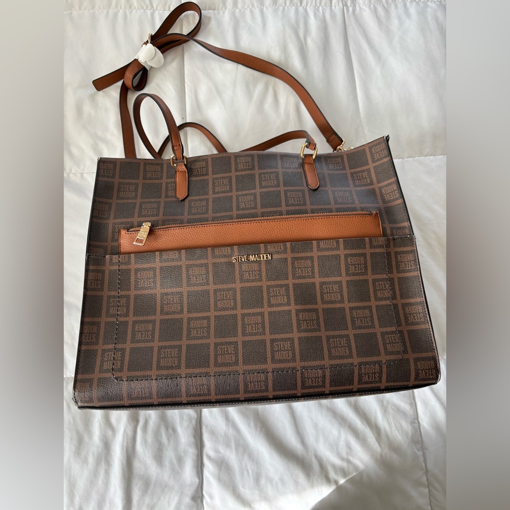 Brand new , never used Steve Madden Tote bag. Brand new condition.
